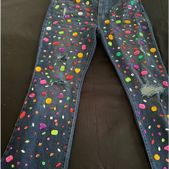 Customize Rhinestone Jeans - Picture 4 of 4